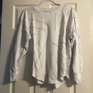 Gap factory blue and white Tye dye sweatshirt